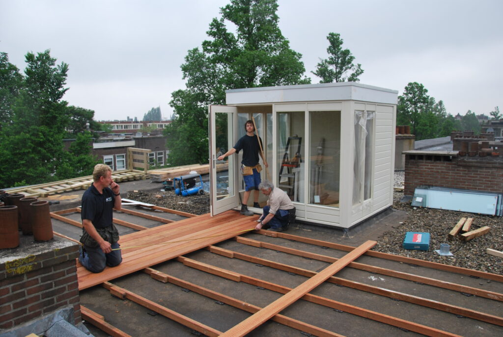 Werkzaamheden aan het dak